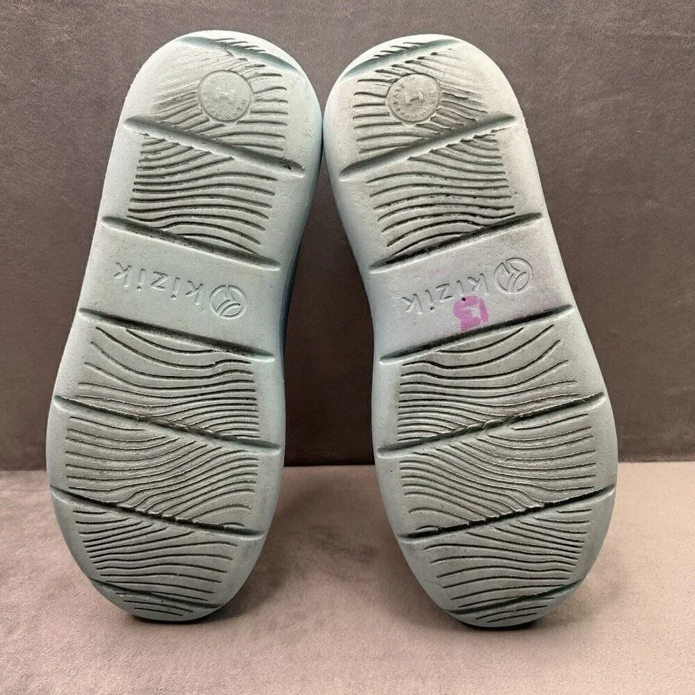 Kizik Roamer Mens Size 10 Shoes White Glacier Hands Free Slip On Comfort Sneaker